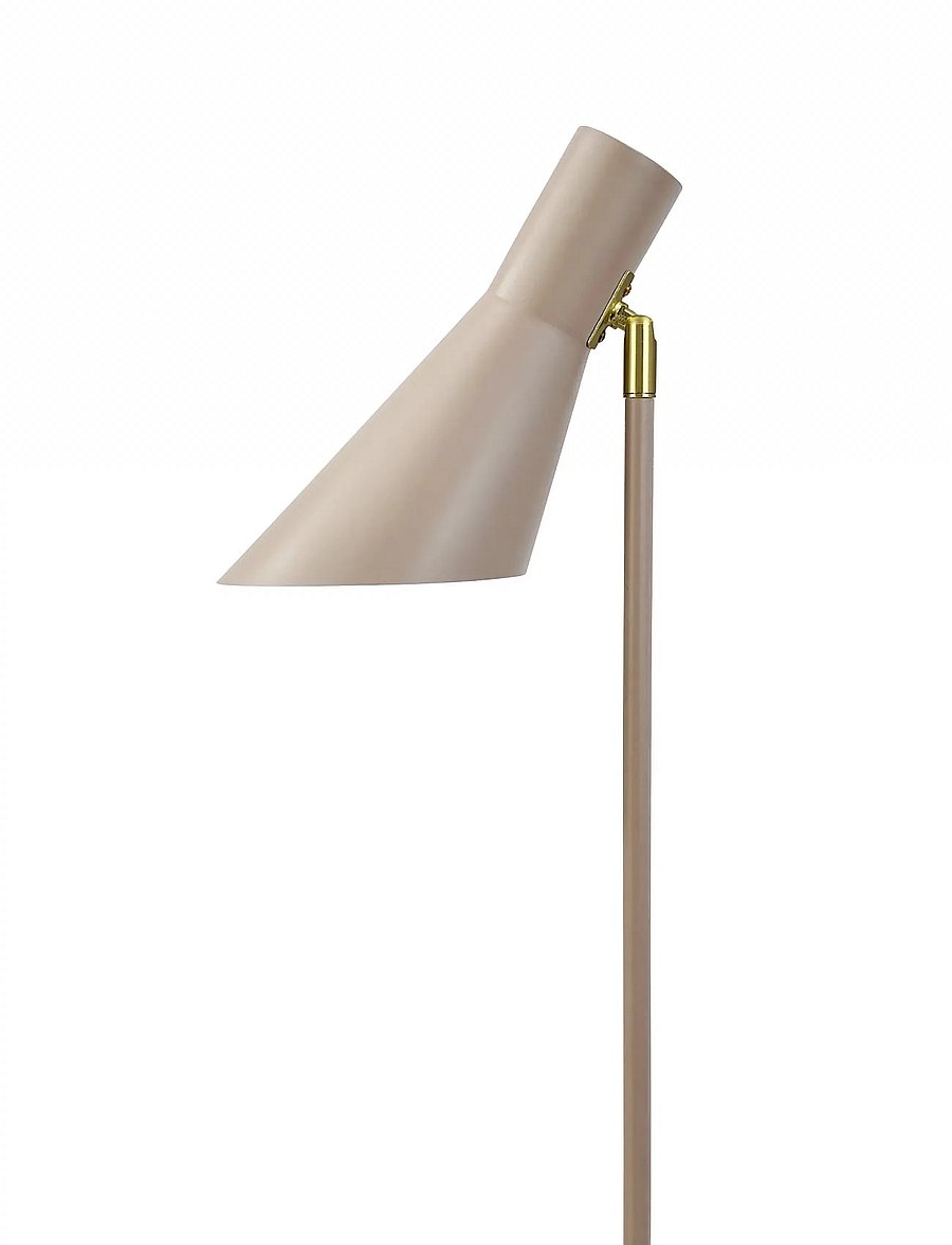 Dyberg Larsen - DL12 gulvlampe beige/messing - põrandalambid - beige/ brass - 3