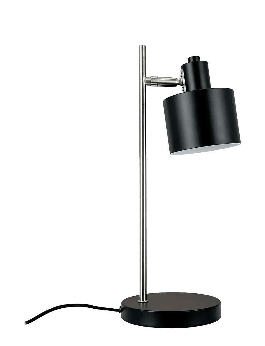 Dyberg Larsen - Ocean Sort/ Børstet stål Bordlampe - schreibtisch- & tischlampen - black/ brushed steel - 0