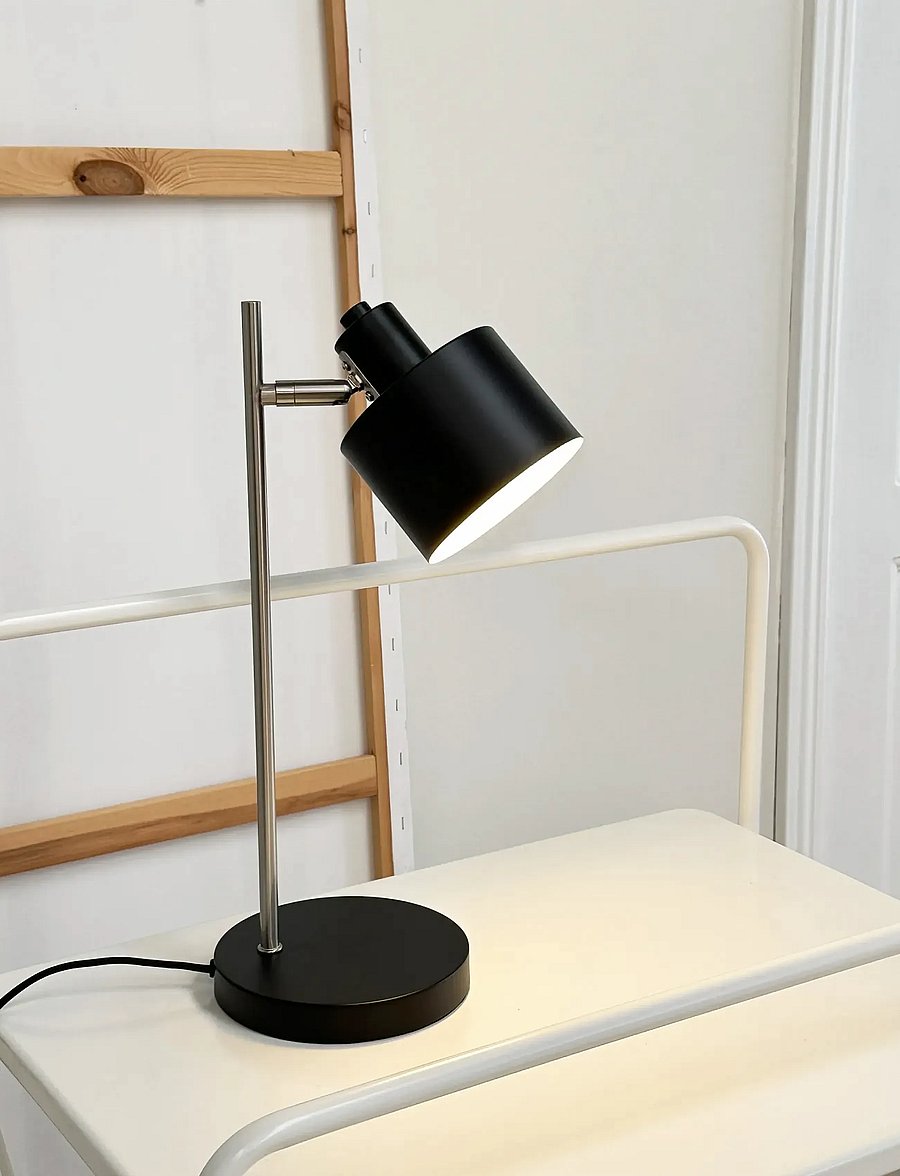 Dyberg Larsen - Ocean Sort/ Børstet stål Bordlampe - schreibtisch- & tischlampen - black/ brushed steel - 2