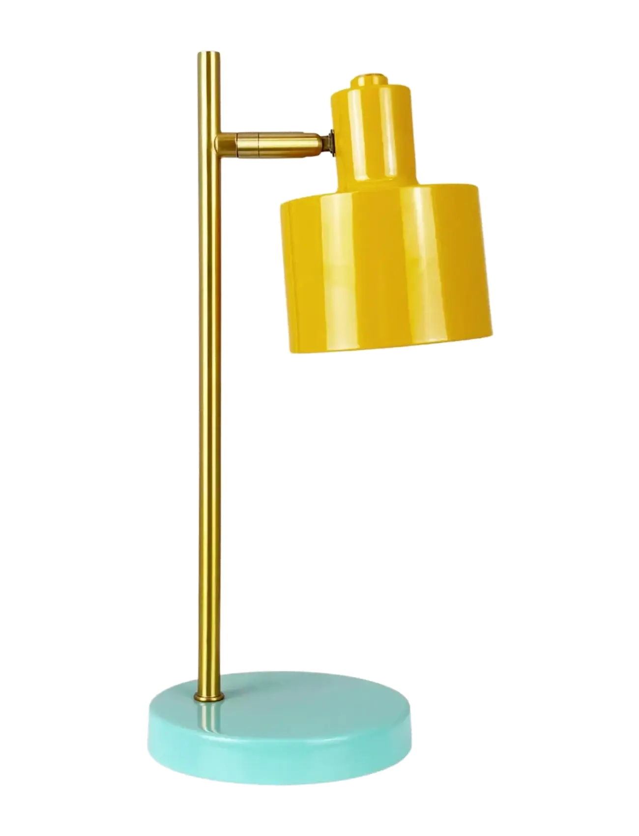 DYBERG LARSEN Ocean Mini Led Portable Karry/ Messing/ Turkis Bordlampe Gelb - One Size - Unisex