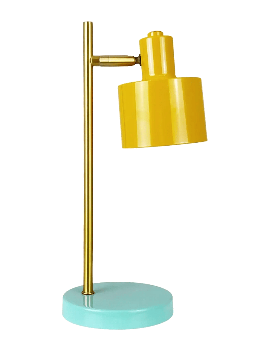 Dyberg Larsen - Ocean mini LED portable karry/ messing/ turkis bordlampe - kaasaskantavad lambid - curry/ brass/ turquoise - 1