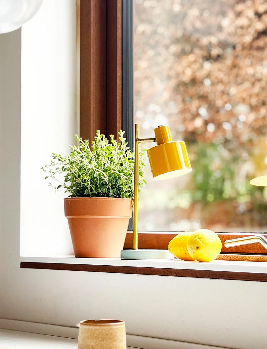 Dyberg Larsen - Ocean mini LED portable karry/ messing/ turkis bordlampe - kaasaskantavad lambid - curry/ brass/ turquoise - 0