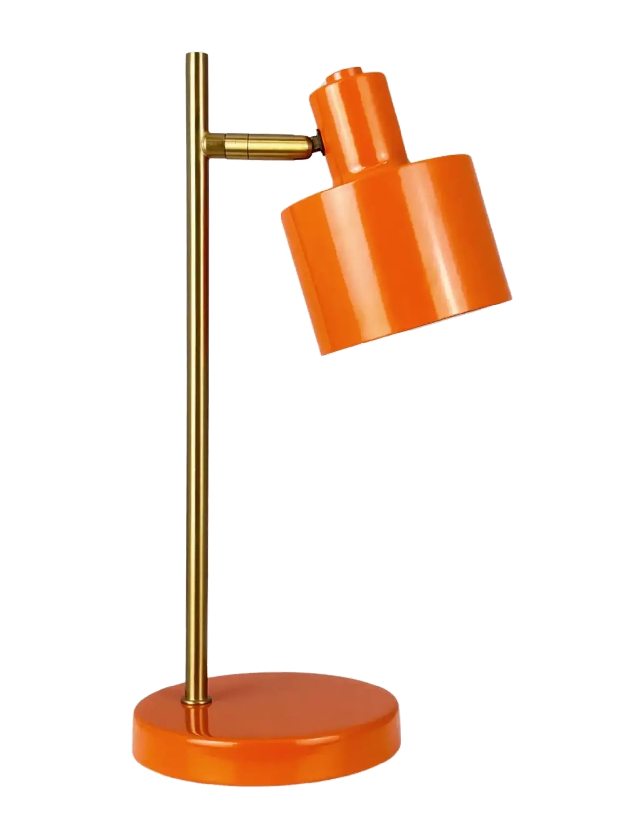 DYBERG LARSEN Ocean Mini Led Portable Orange/ Messing Bordlampe Orange - One Size - Unisex