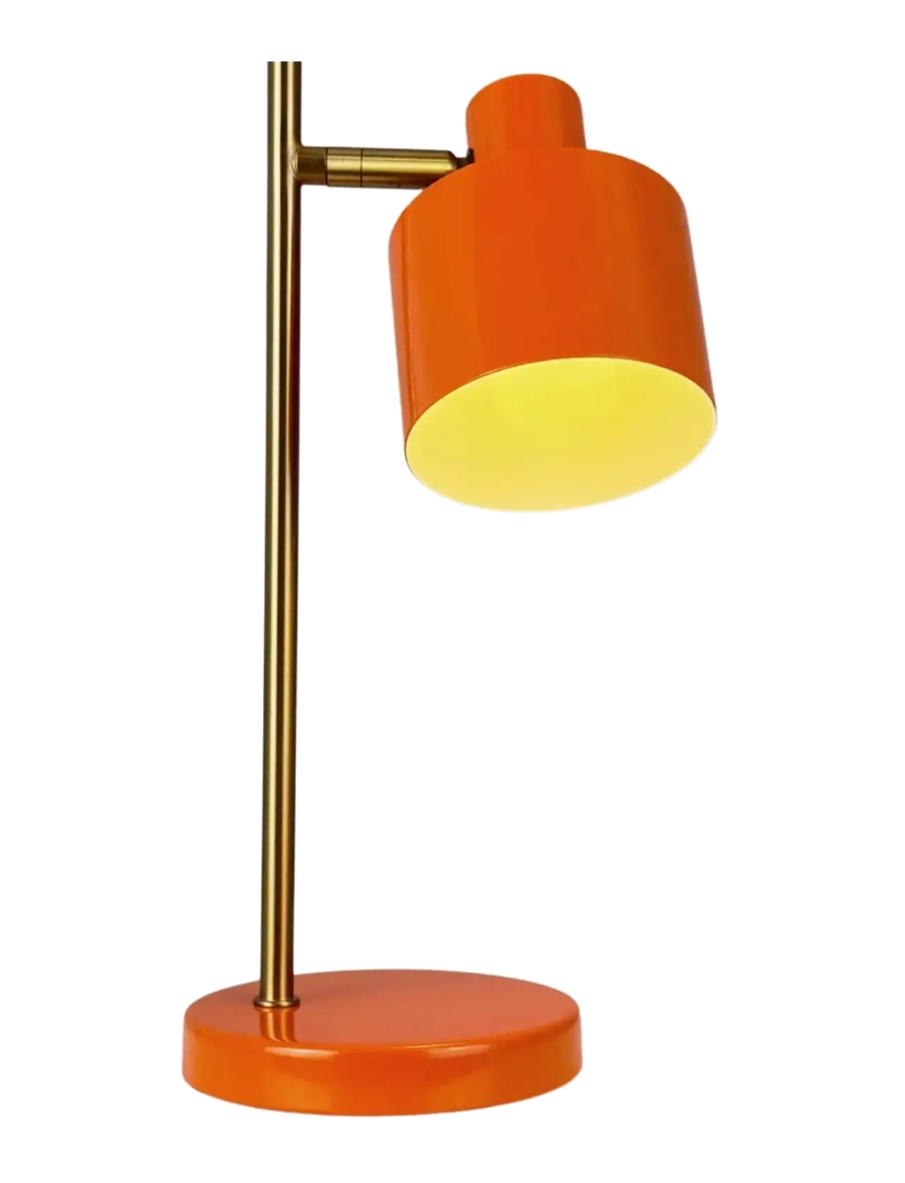 Dyberg Larsen - Ocean mini LED Portable  orange/ messing bordlampe - transportable lamper - orange/ brass - 2