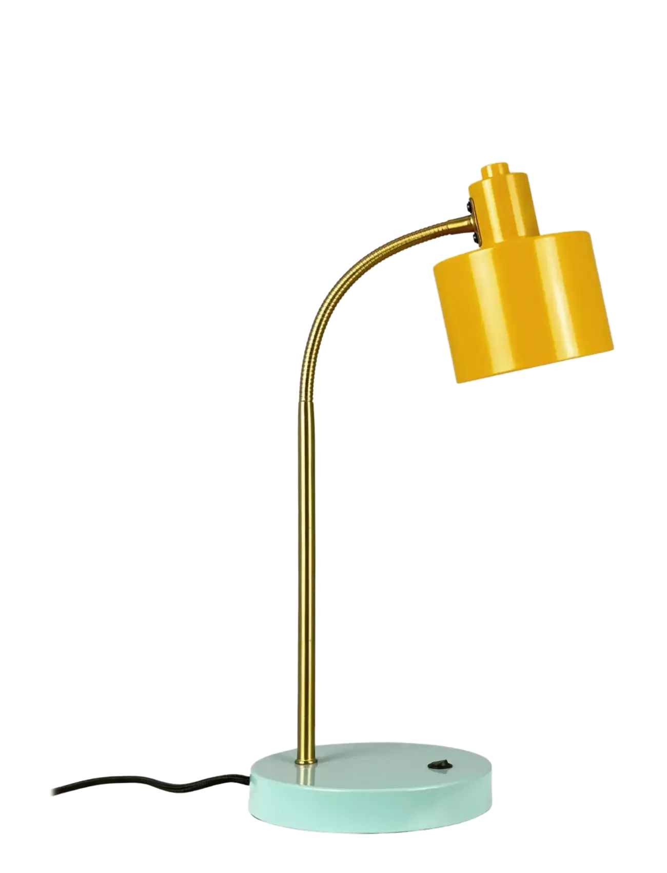 DYBERG LARSEN Ocean Karry/ Messing/ Turkis Flex Bordlampe Gelb - One Size - Unisex