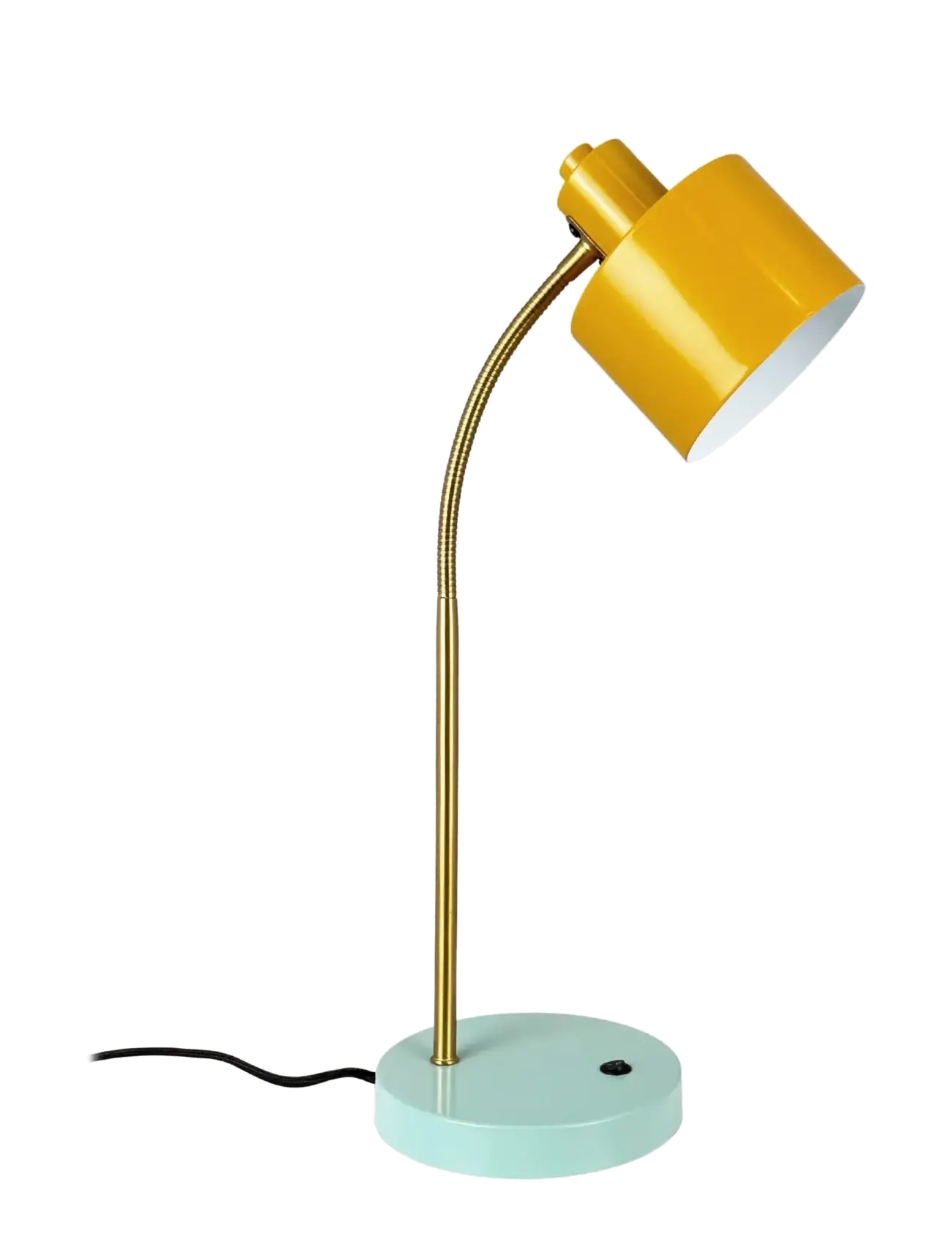 Dyberg Larsen - Ocean karry/ messing/ turkis flex bordlampe - schreibtisch- & tischlampen - curry/ brass/ turquoise - 2