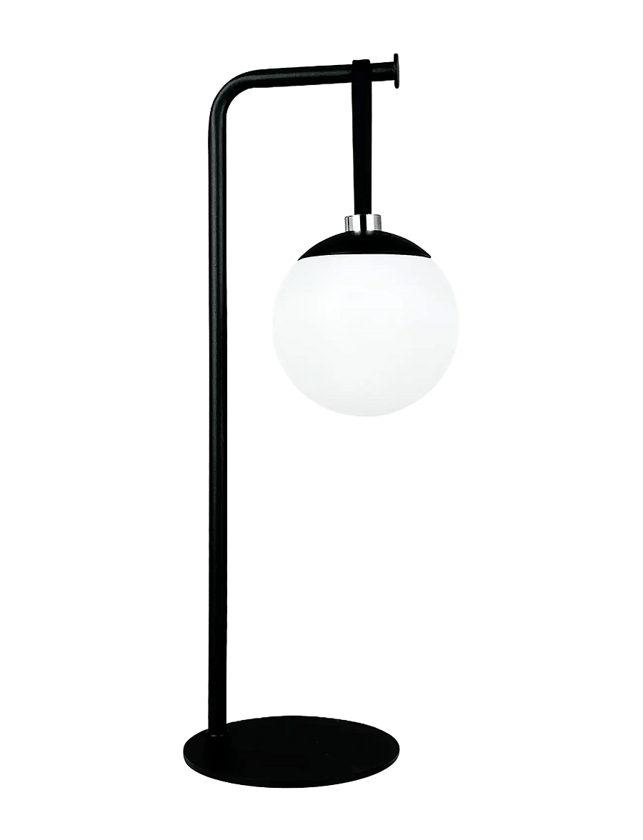 Dyberg Larsen - Odin lysbold med bordstander - kaasaskantavad lambid - black/ white - 1