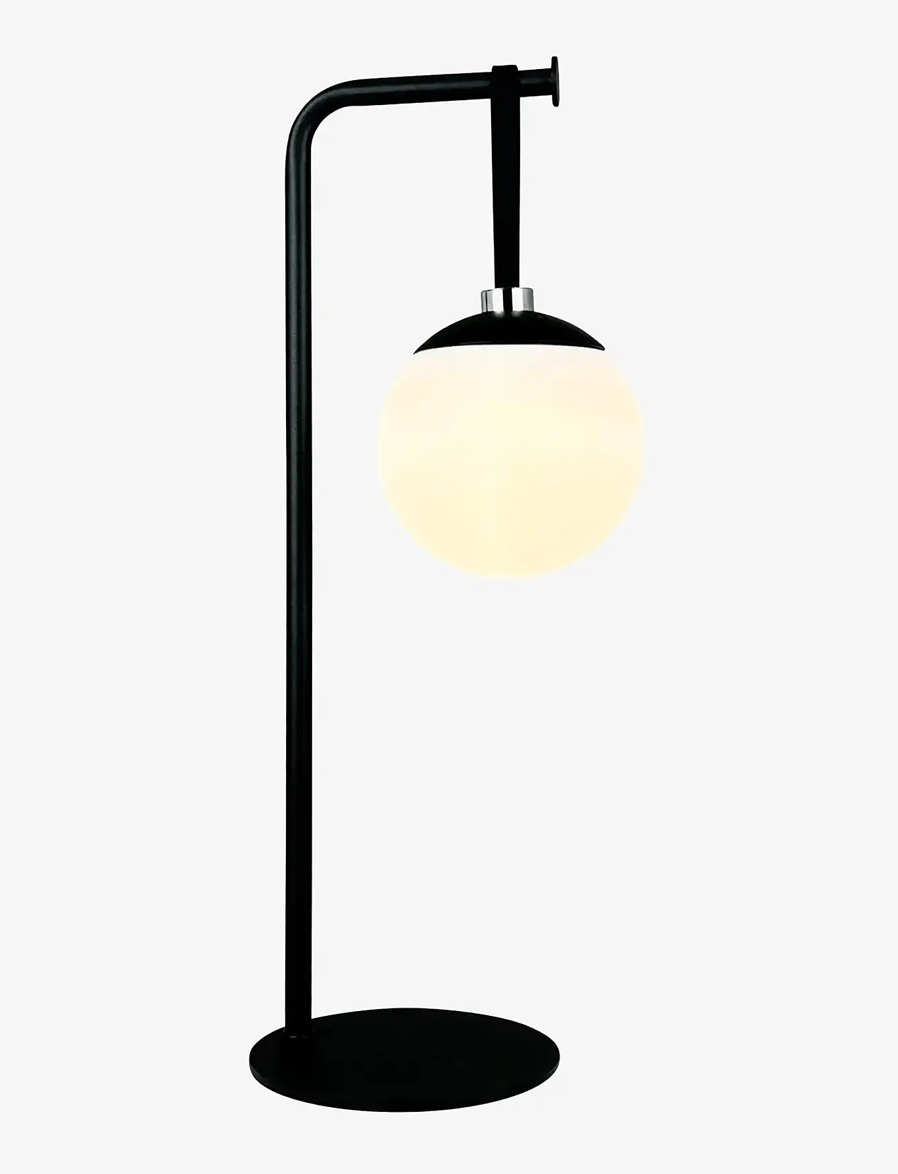 Dyberg Larsen - Odin lysbold med bordstander - transportable lamper - black/ white - 2
