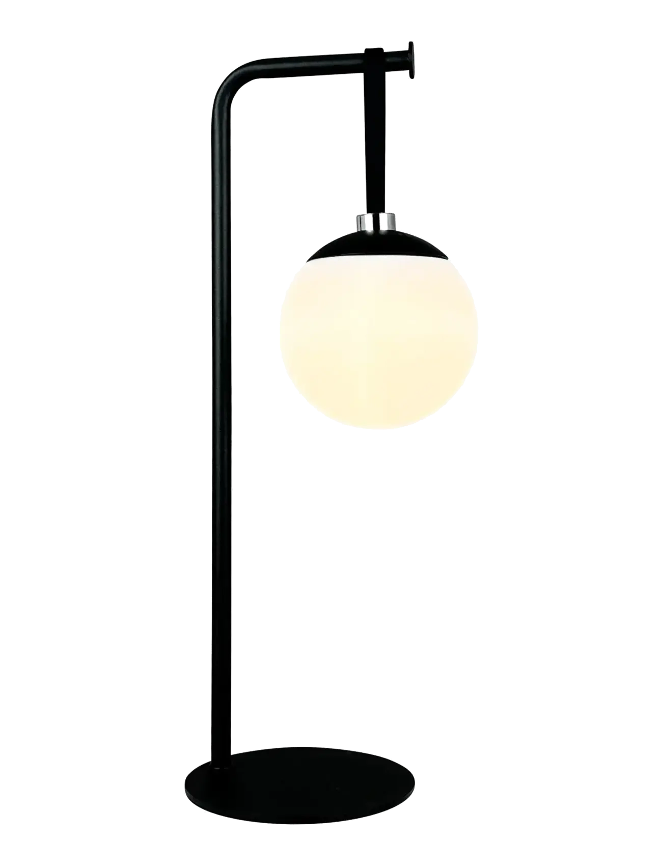 Dyberg Larsen - Odin lysbold med bordstander - lampes portatives - black/ white - 2