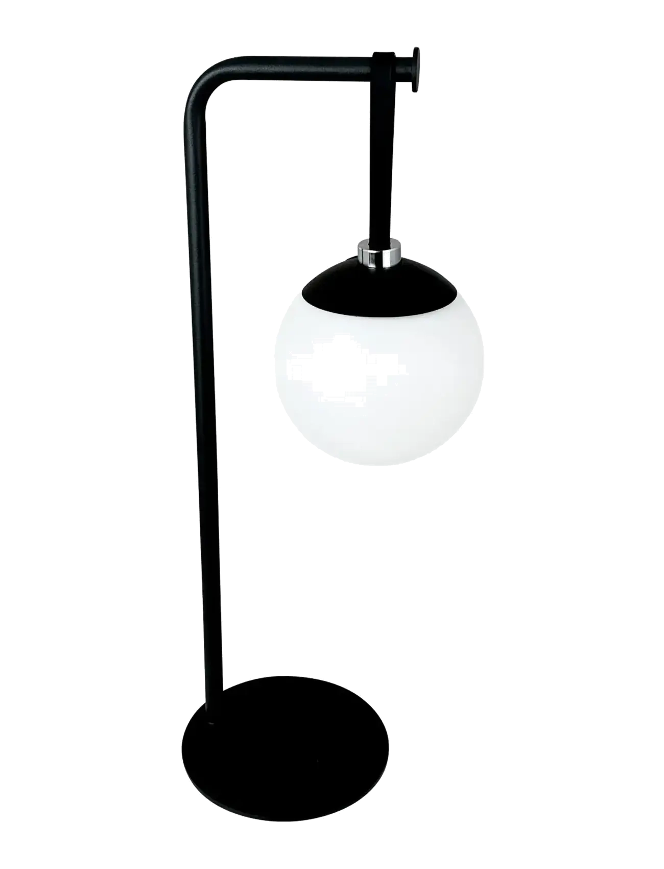 Dyberg Larsen - Odin lysbold med bordstander - lampes portatives - black/ white - 3