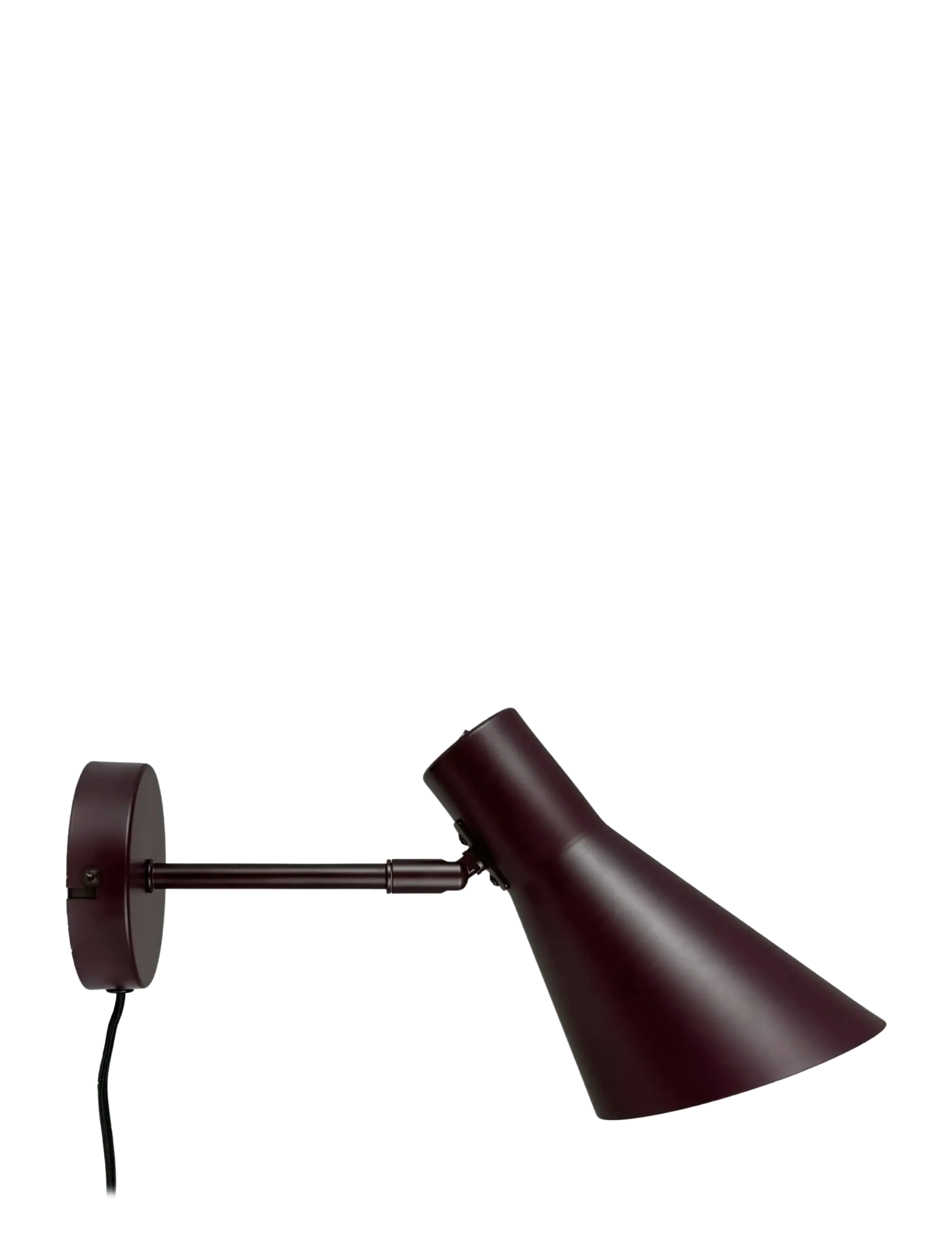 Dyberg Larsen Dl12 Væglampe Brun, Væglampe, Bordeaux, Str: HE:20CM L:12CM B:12CM