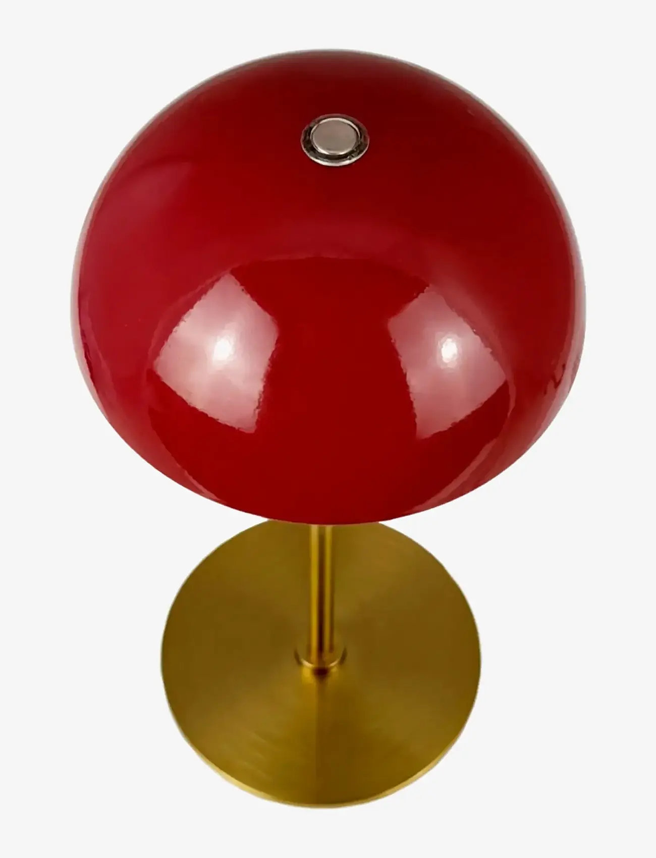 Dyberg Larsen - ALONG LED Minibordlampe mørkerød/messing 2 stk. i æske - bordlamper - dark red/ brass - 2
