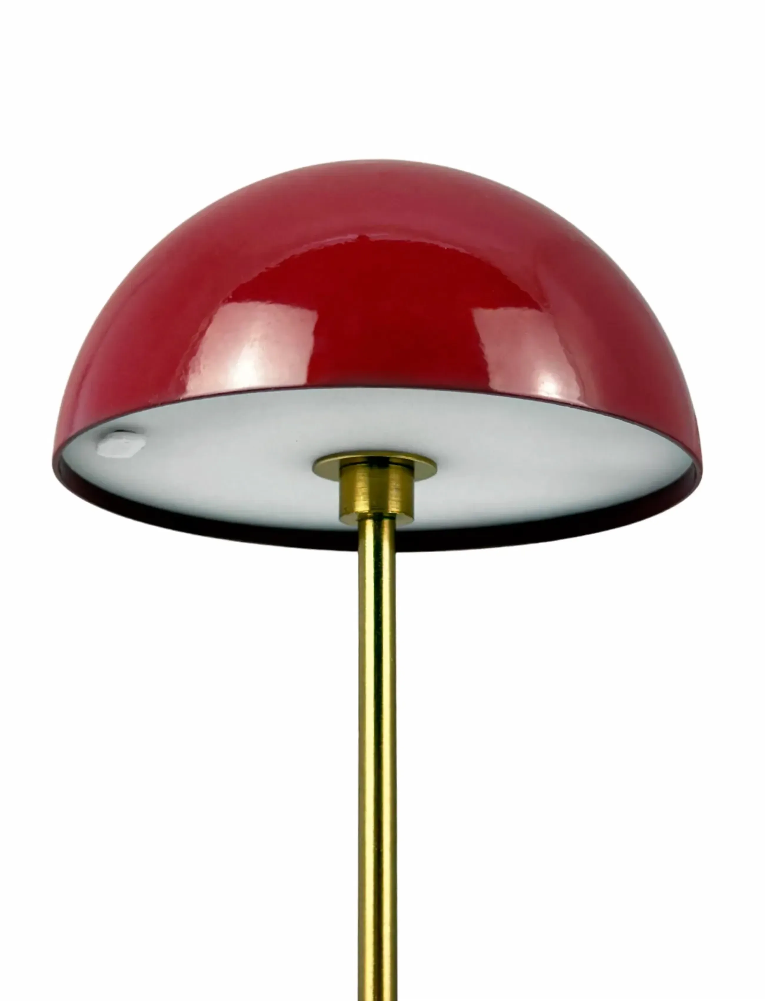 Dyberg Larsen - ALONG LED Minibordlampe mørkerød/messing 2 stk. i æske - transportable lamper - dark red/ brass - 5