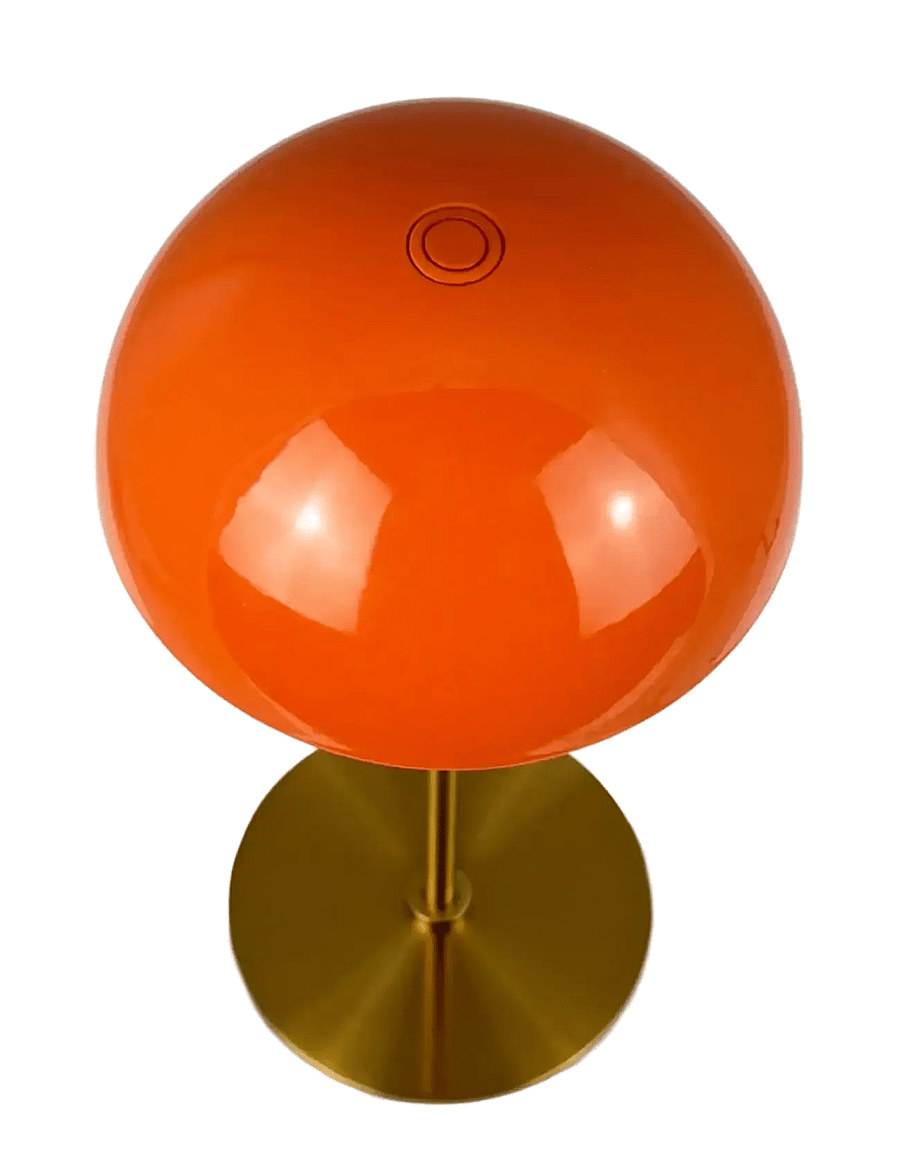 Dyberg Larsen - ALONG LED Minibordlampe orange/messing 2 stk. i æske - mobile lampen - orange/ brass - 3