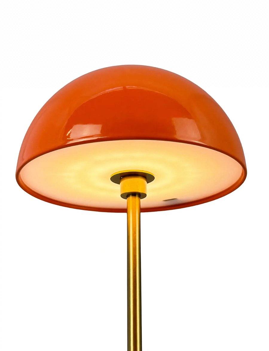 Dyberg Larsen - ALONG LED Minibordlampe orange/messing 2 stk. i æske - mobile lampen - orange/ brass - 5