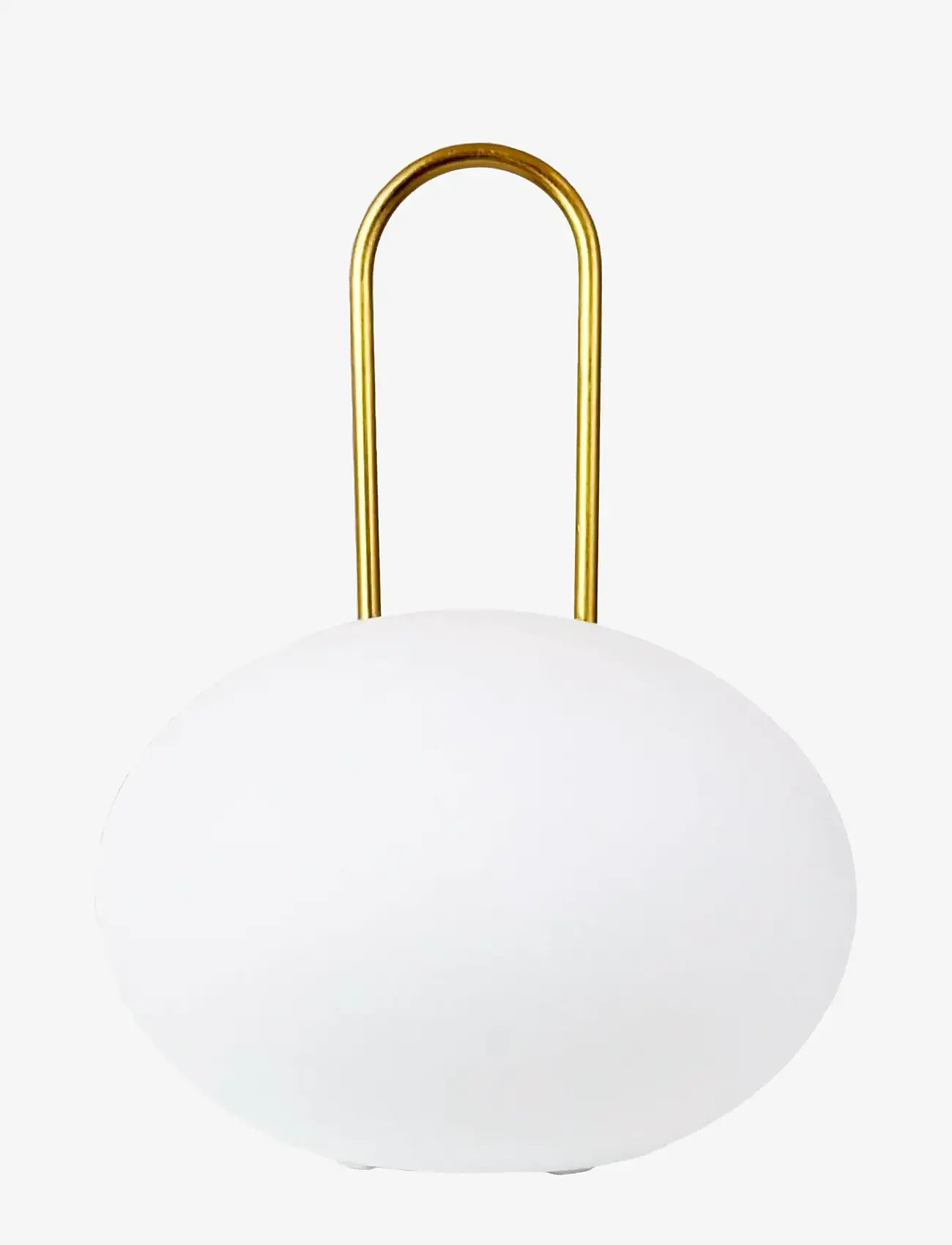 Dyberg Larsen - Ellipse LED Lanterne - lanterns - white/ brass - 1