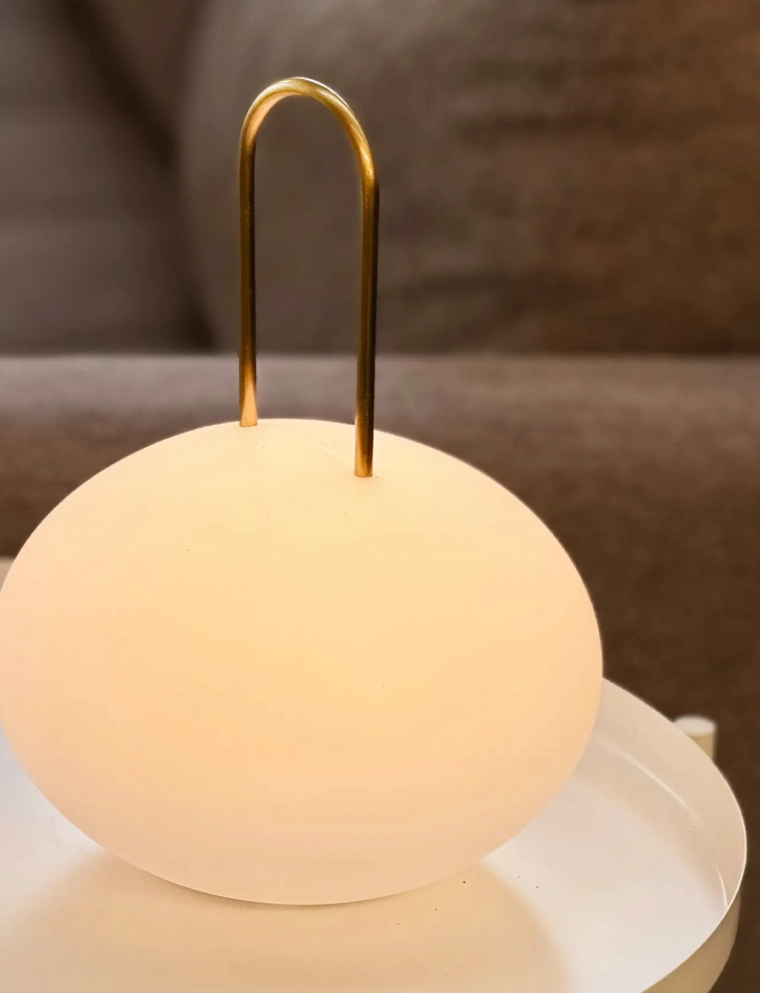 Dyberg Larsen - Ellipse LED Lanterne - lanterns - white/ brass - 5