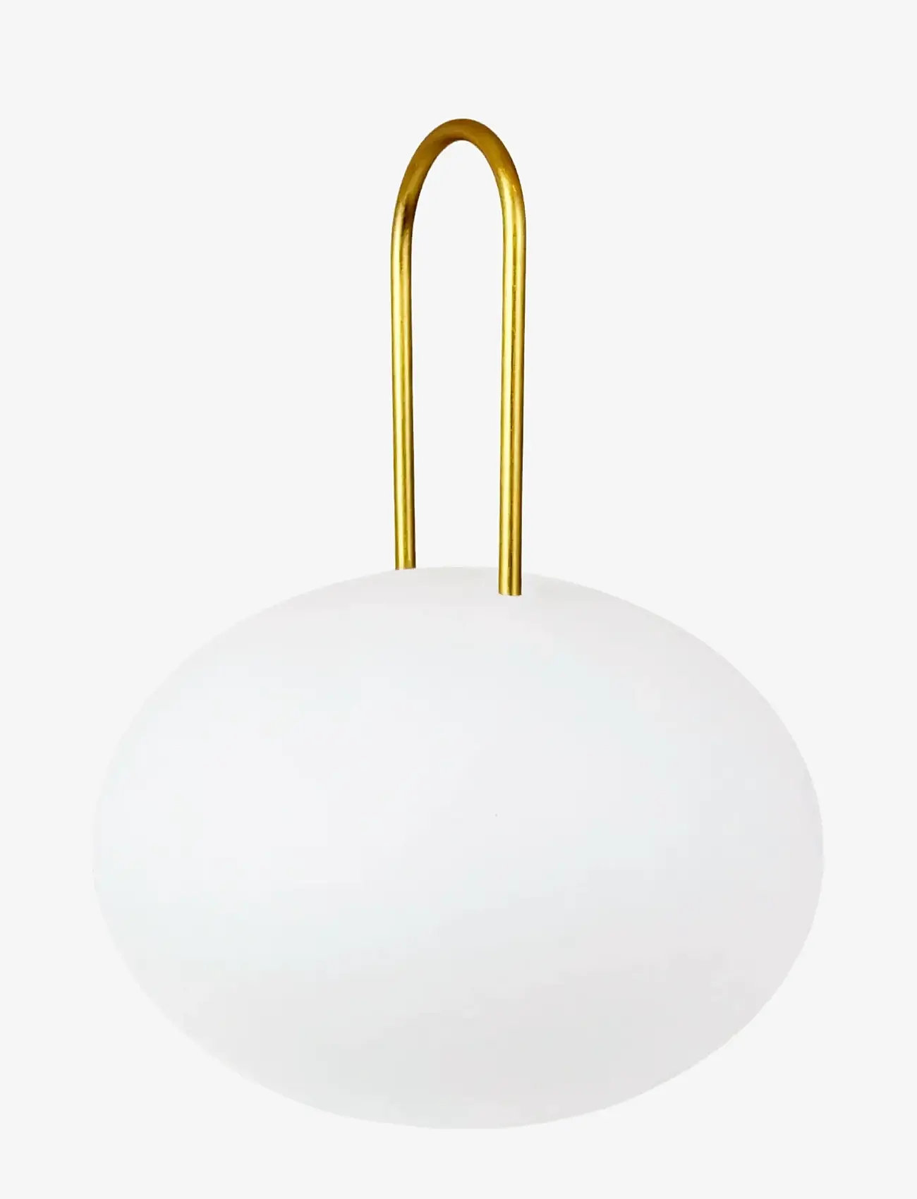 Dyberg Larsen - Ellipse LED Lanterne - lanterns - white/ brass - 3