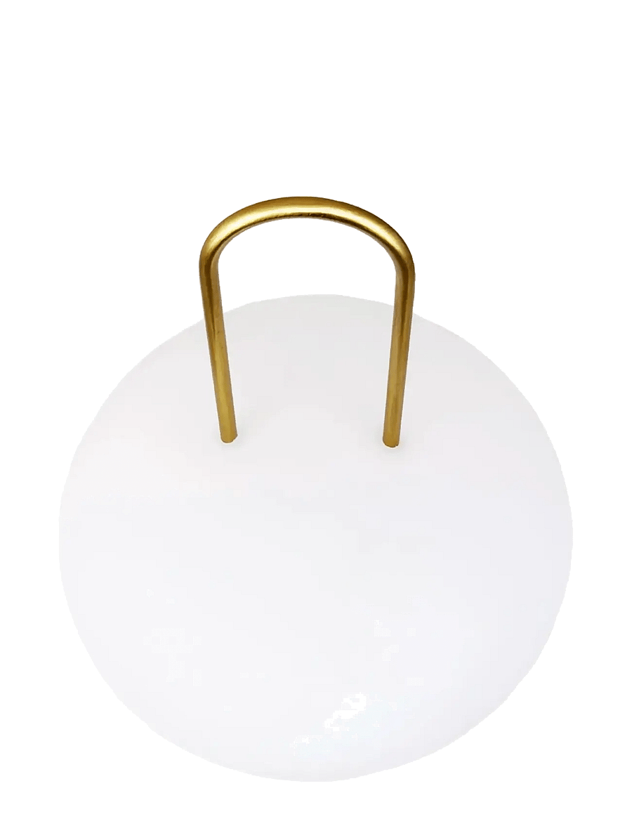 Dyberg Larsen - Ellipse LED Lanterne - laternen - white/ brass - 4