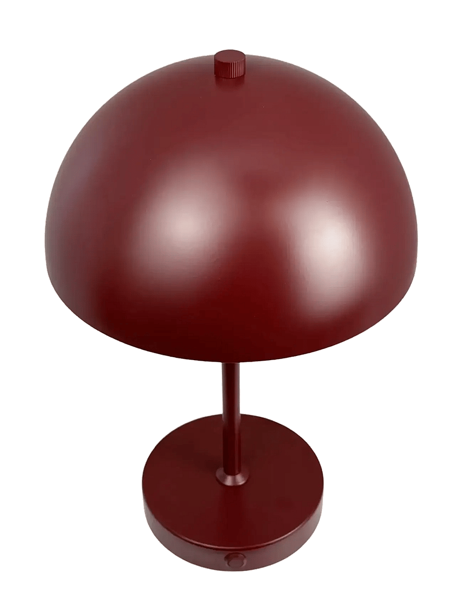 Dyberg Larsen - Stockholm LED Table Lamp V2.0 - staliniai šviestuvai - dark red - 3