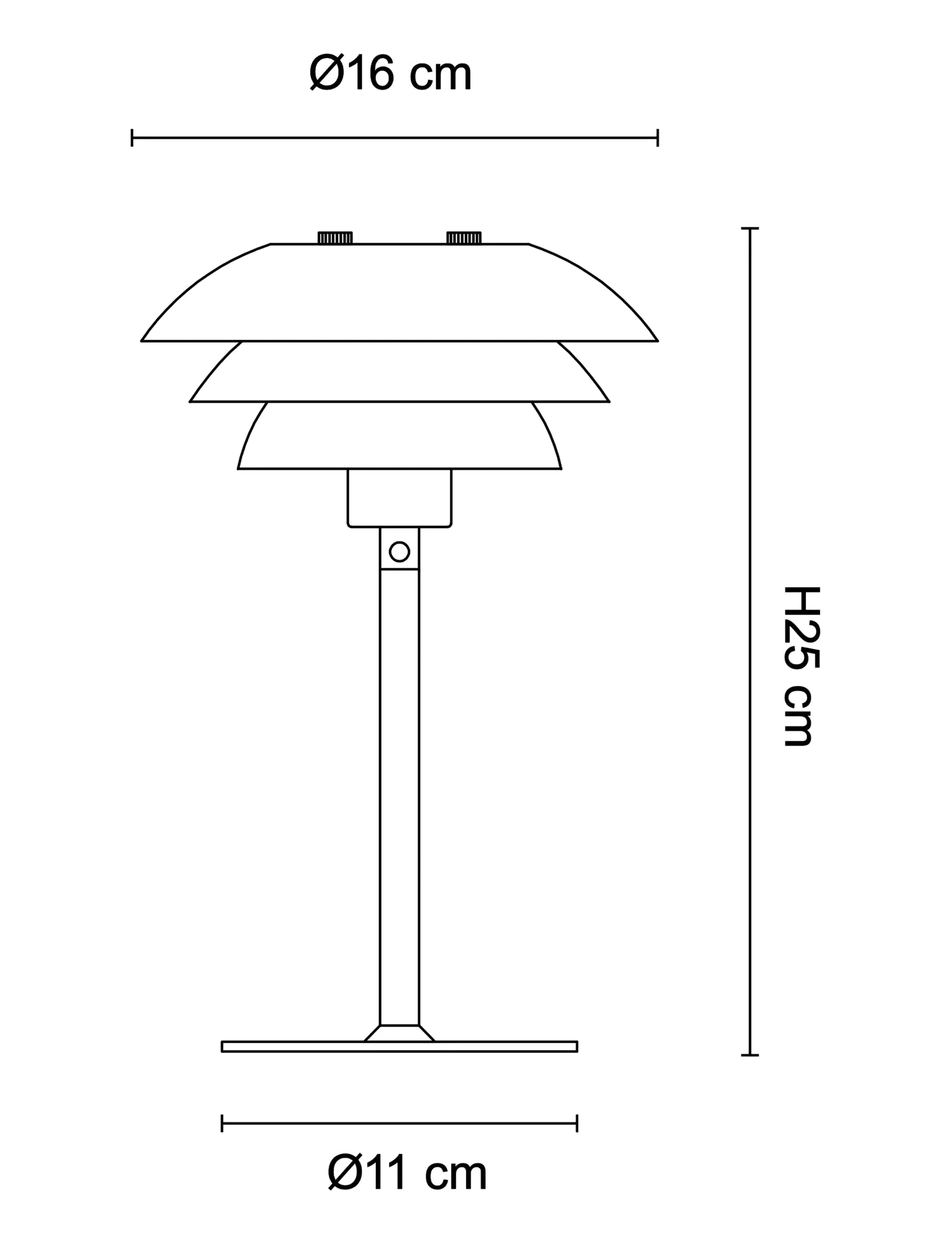 Dyberg Larsen - Sixteen Bordlampe - Perlehvid - bordlamper - pearl white - 5