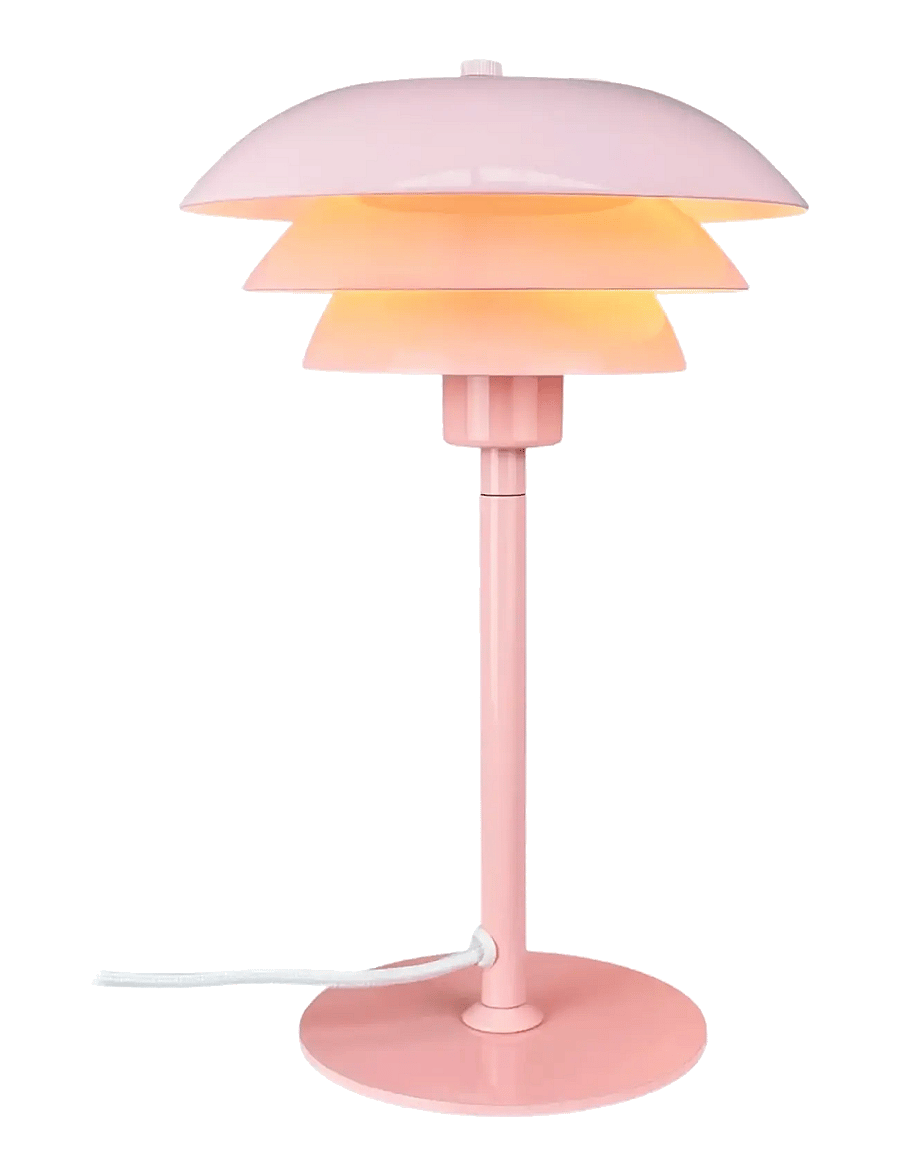 Dyberg Larsen - Sixteen Table Lamp - schreibtisch- & tischlampen - pink - 2