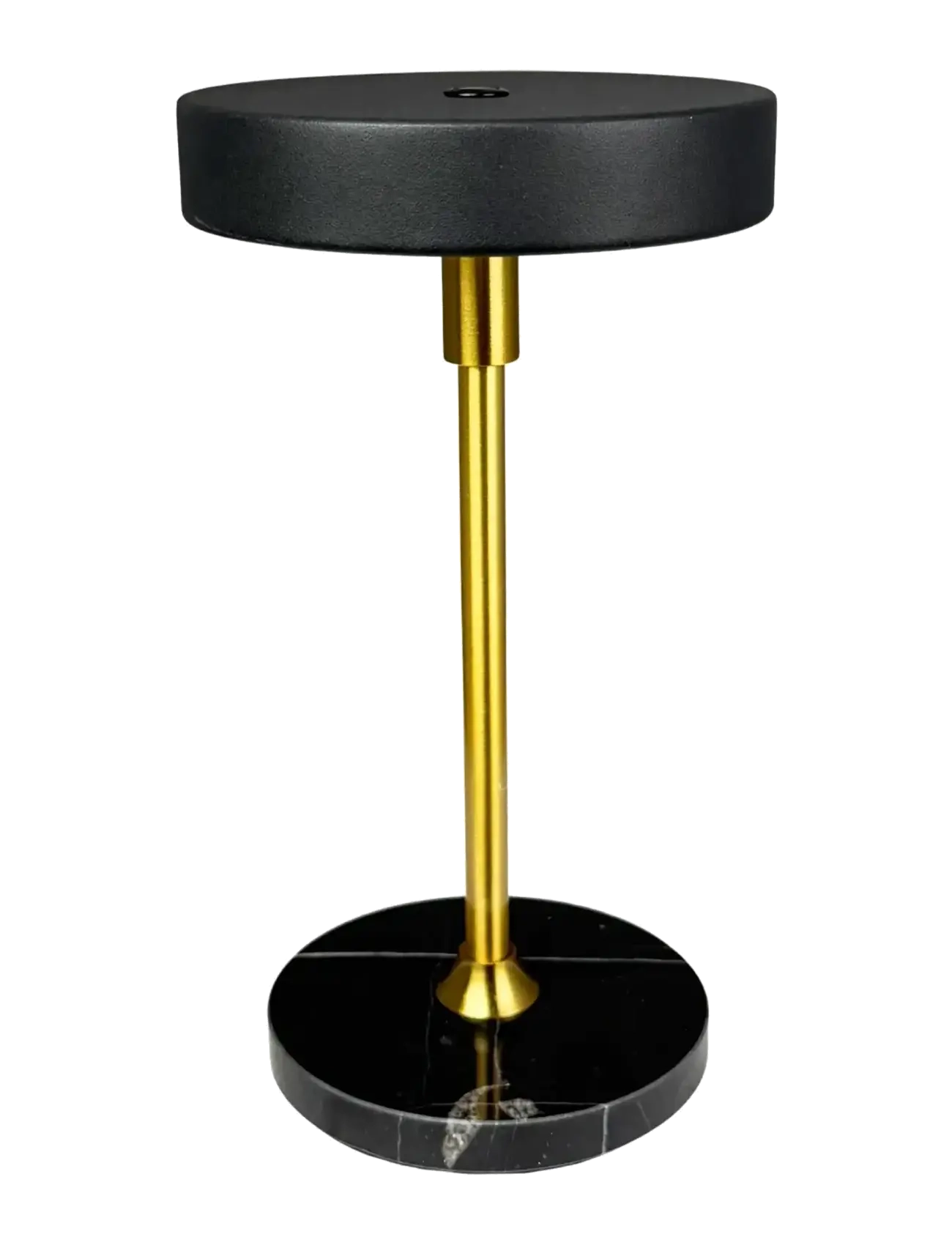 Dyberg Larsen - MOONLIGHT LED mini genopladelig bordlampe sort - bordlamper - black/ marble/ brass - 2