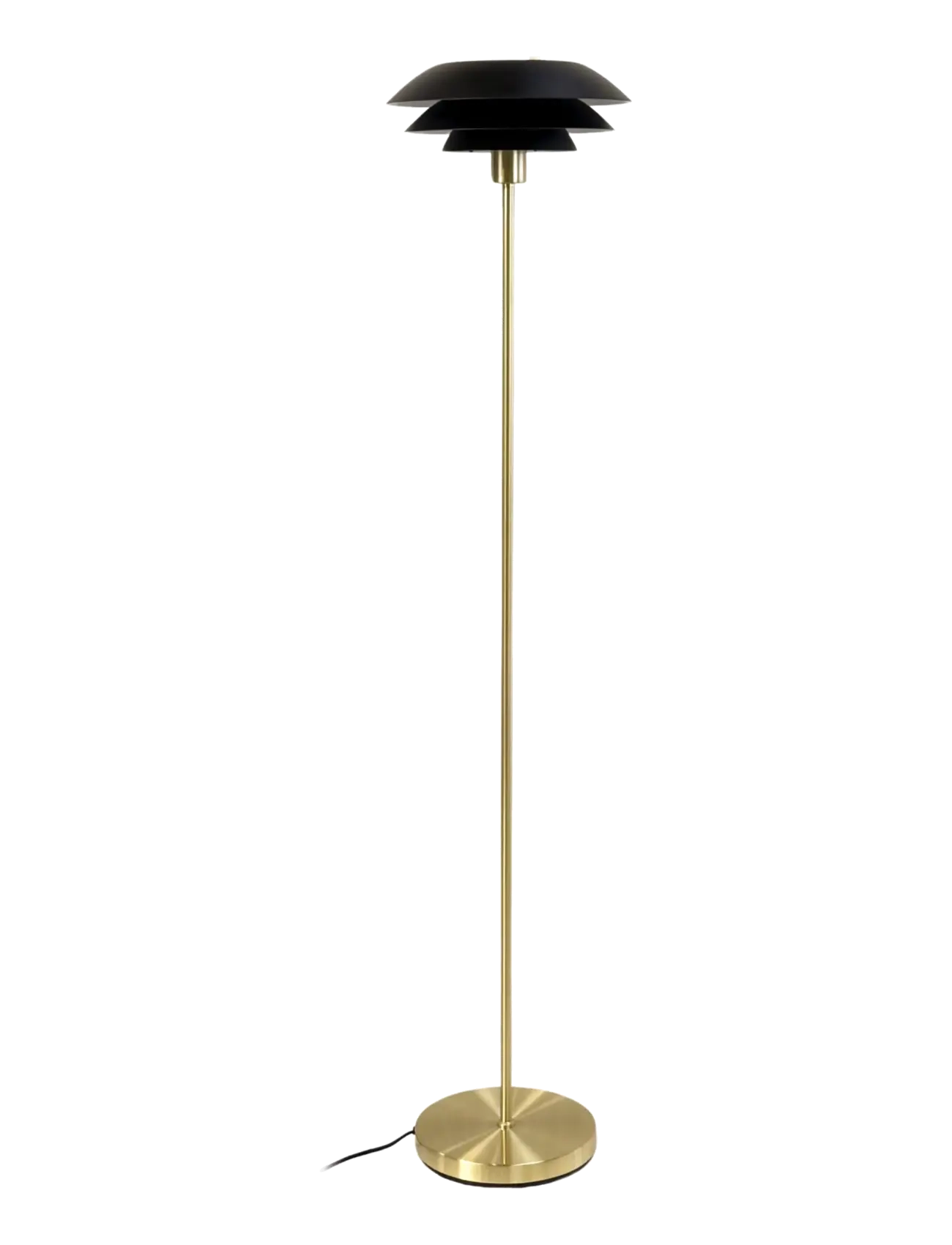 Dyberg Larsen DL31 gulvlampe sort/ messing - Lamps - BLACK/ BRASS / gold