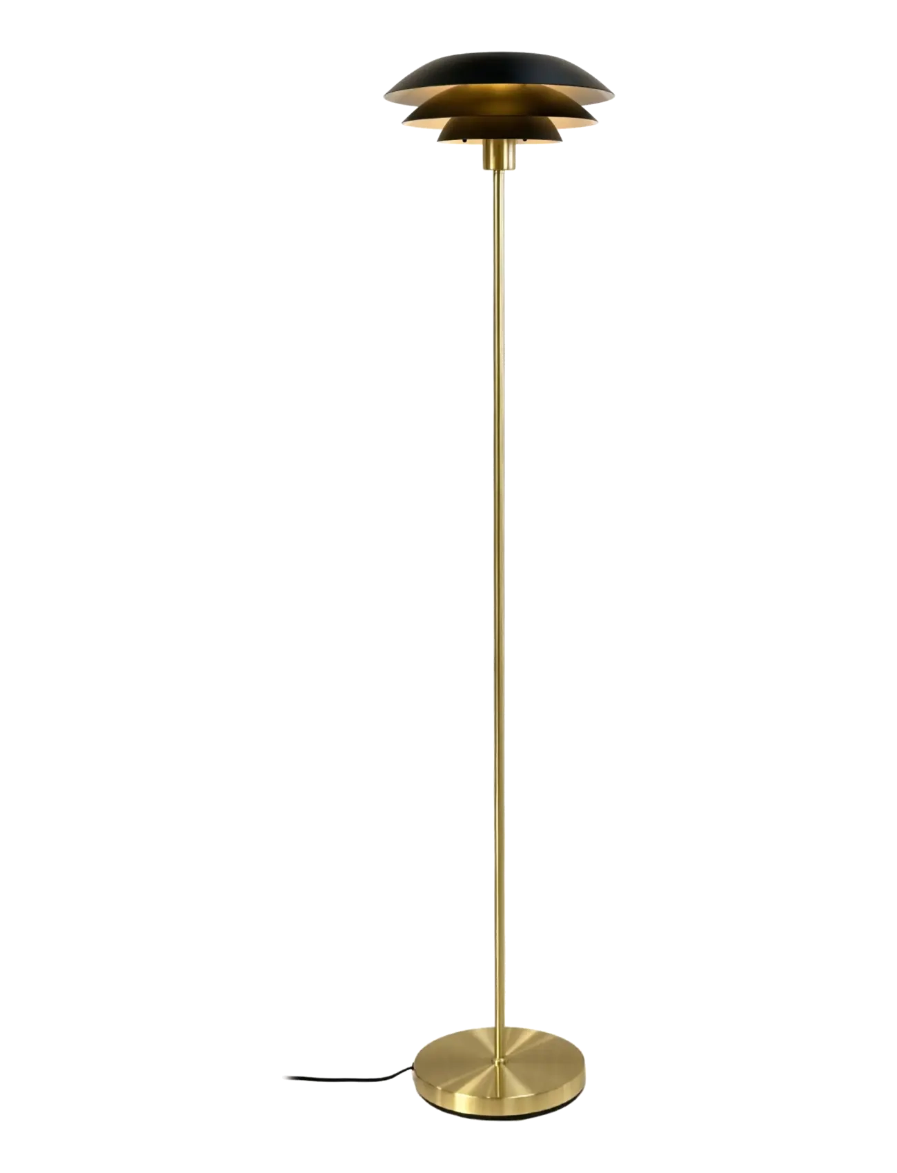 Dyberg Larsen - DL31 gulvlampe sort/ messing - black/ brass - 2