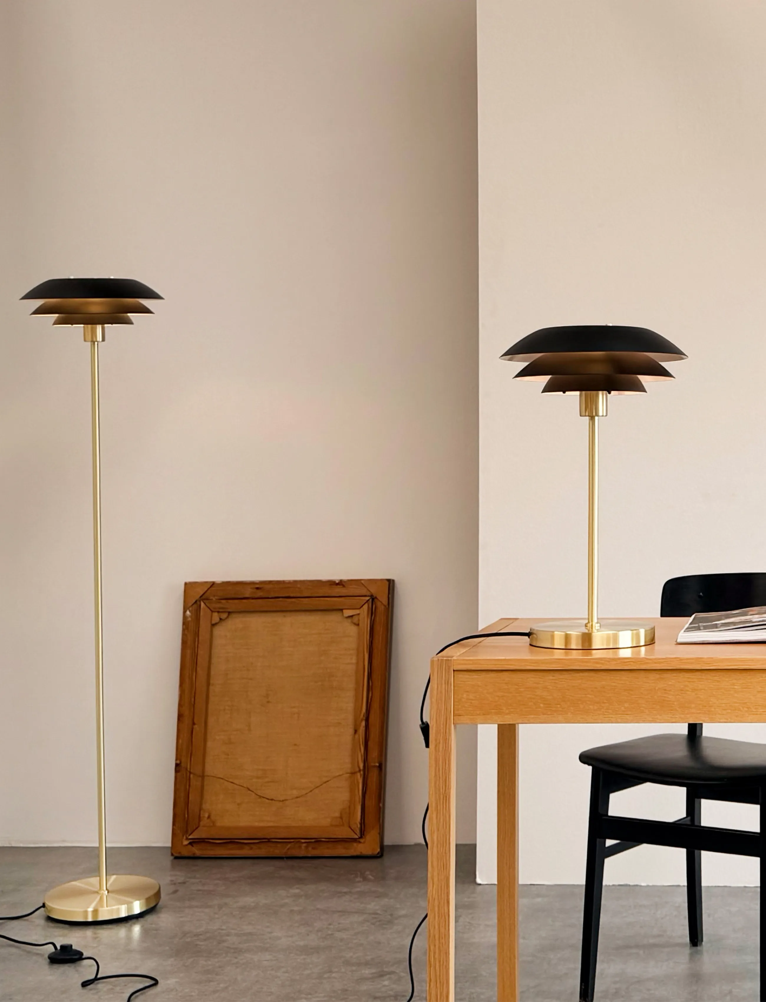 Dyberg Larsen - DL31 Bordlampe - Sort/Messing - black/ brass - 5
