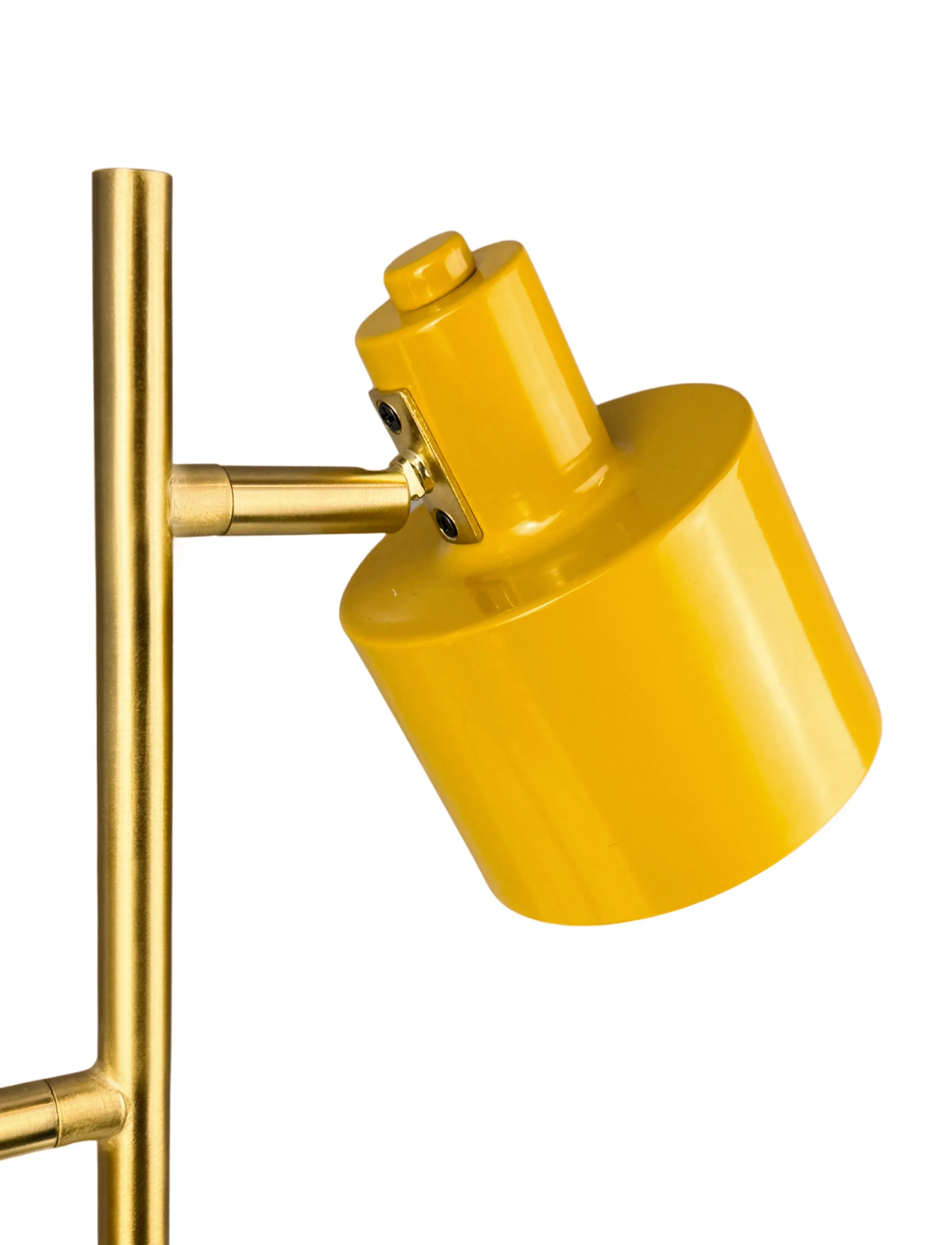 Dyberg Larsen - Ocean Bordlampe 2 skærme - Karry/Turkis - curry/ brass/ turquoise - 3