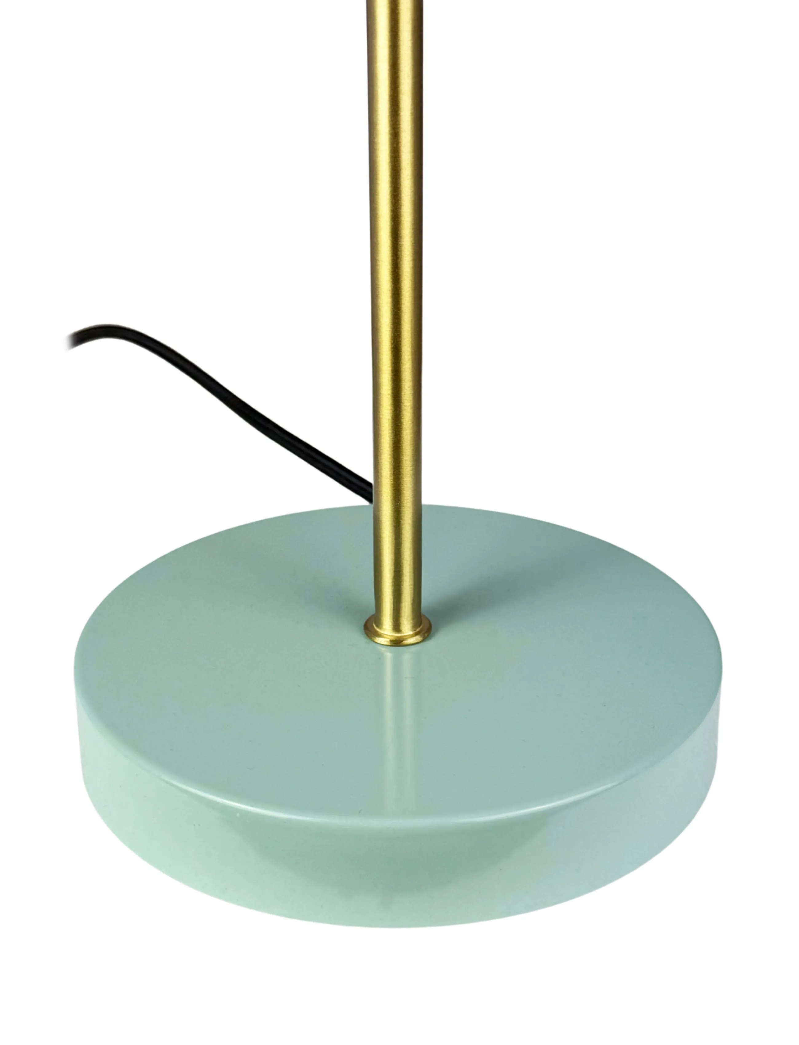 Dyberg Larsen - Ocean Bordlampe 2 skærme - Karry/Turkis - curry/ brass/ turquoise - 4