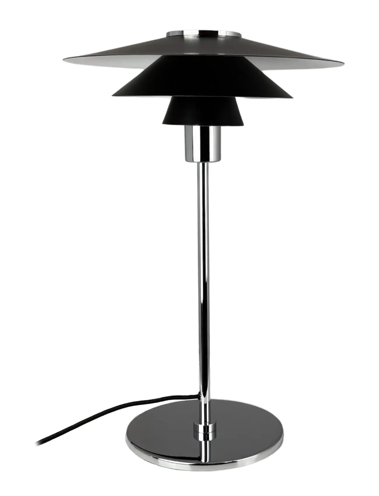 Dyberg Larsen Kay Bordlampe - Sort - Lampen - BLACK/ CHROME / black