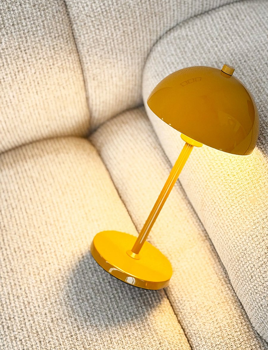 Dyberg Larsen - Borås Table Lamp - schreibtisch- & tischlampen - curry - 0