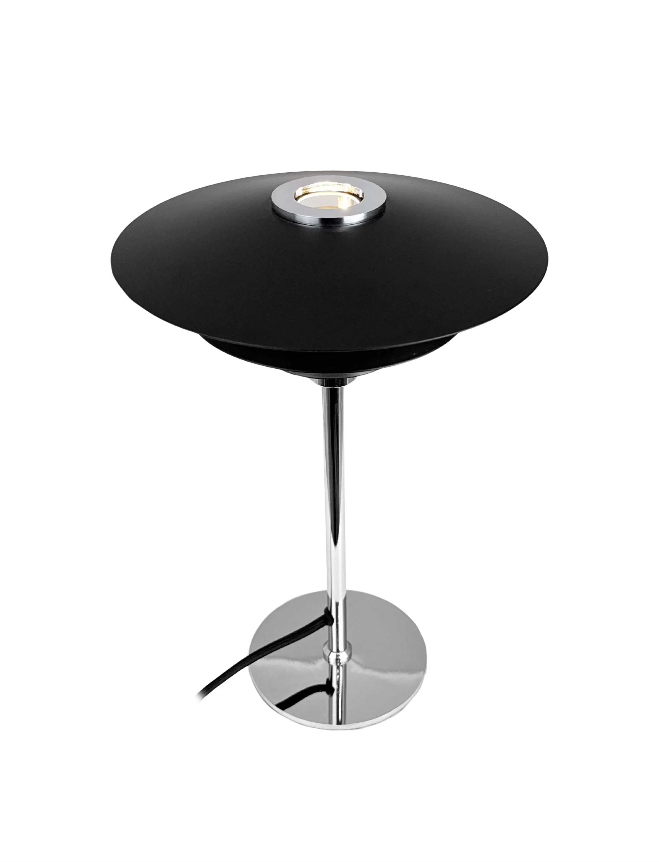 Dyberg Larsen - Kay mini Bordlampe - Sort - schreibtisch- & tischlampen - black/ chrome - 4