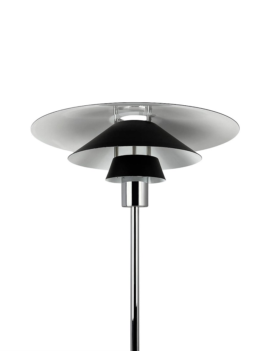 Dyberg Larsen - Kay mini Bordlampe - Sort - schreibtisch- & tischlampen - black/ chrome - 5