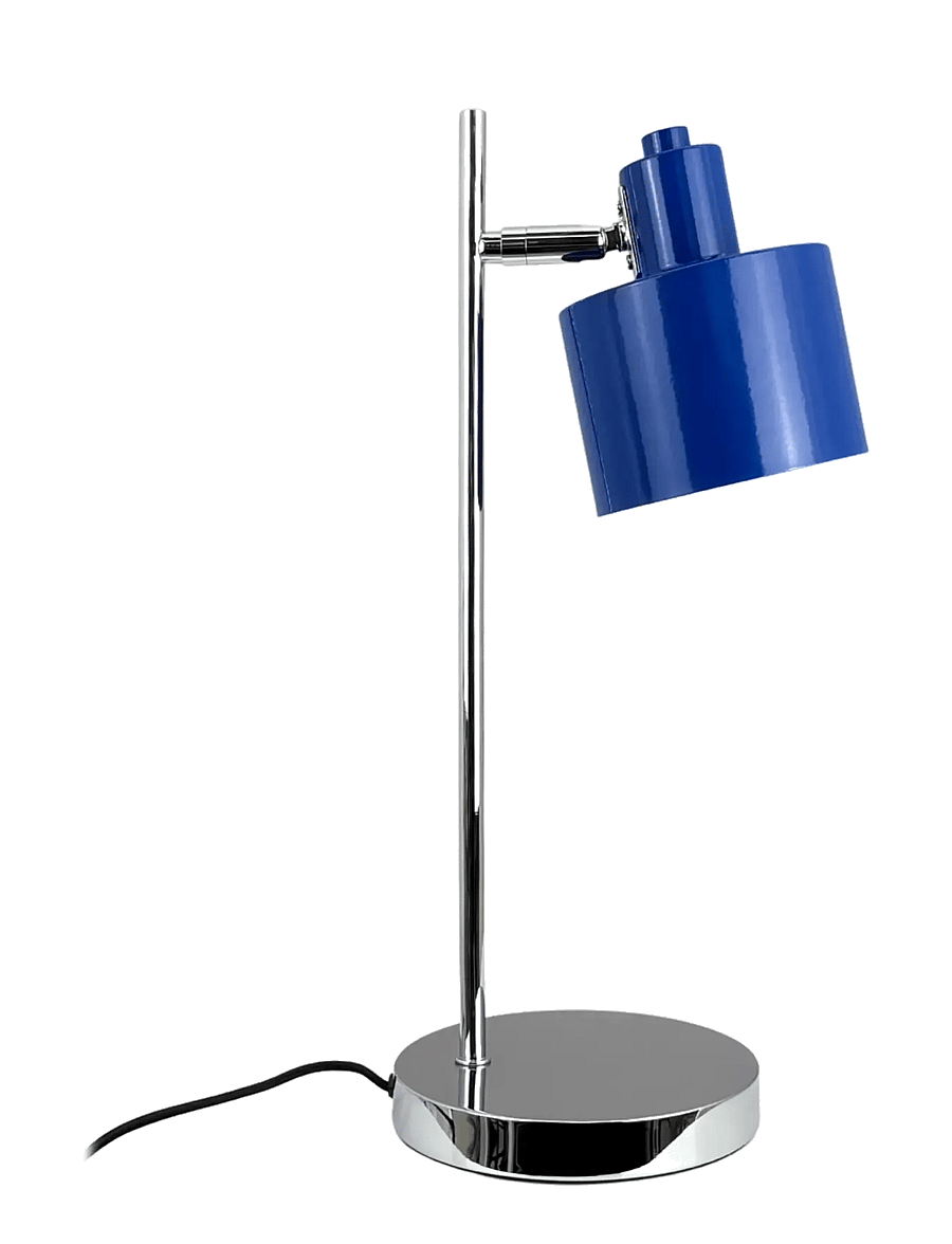 Dyberg Larsen - Ocean Bordlampe Blå/ Krom - kaasaskantavad lambid - blue/ chrome - 1