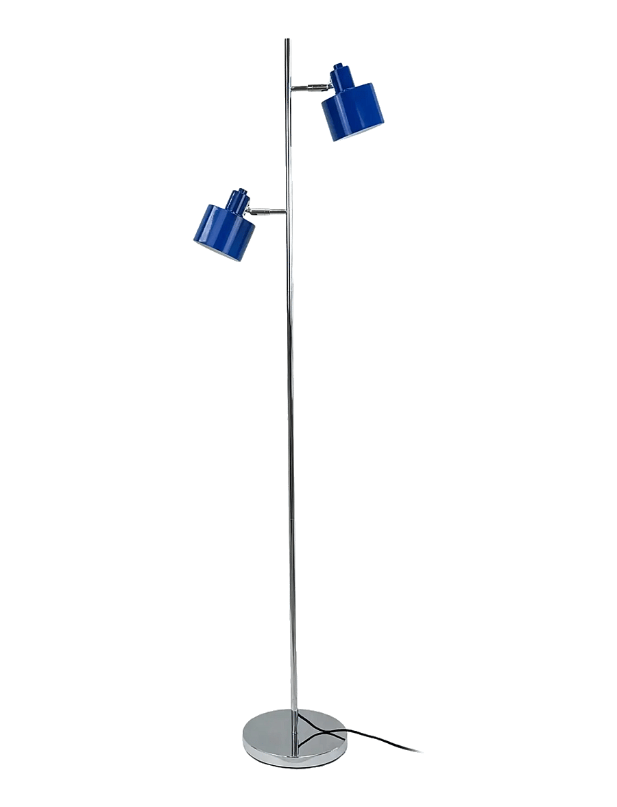 Dyberg Larsen - Ocean Gulvlampe Blå/ Krom - põrandalambid - blue/ chrome - 1