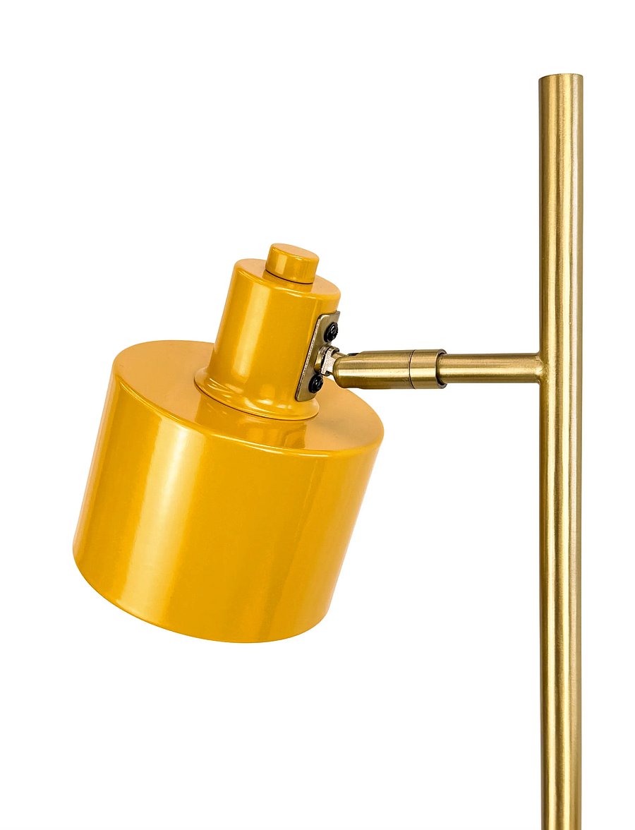 Dyberg Larsen - Ocean gulvlampe 3 skærme karry/ messing/ turkis - põrandalambid - curry/ brass/ turquoise - 5