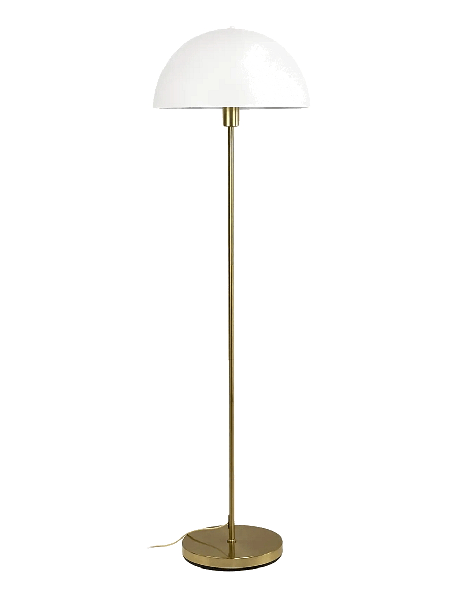 Dyberg Larsen - Stockholm Gulvlampe Hvid/ Messing - stehlampen - white/ brass - 1