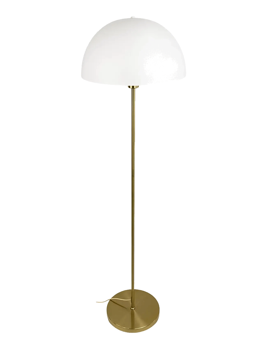Dyberg Larsen - Stockholm Gulvlampe Hvid/ Messing - stehlampen - white/ brass - 2