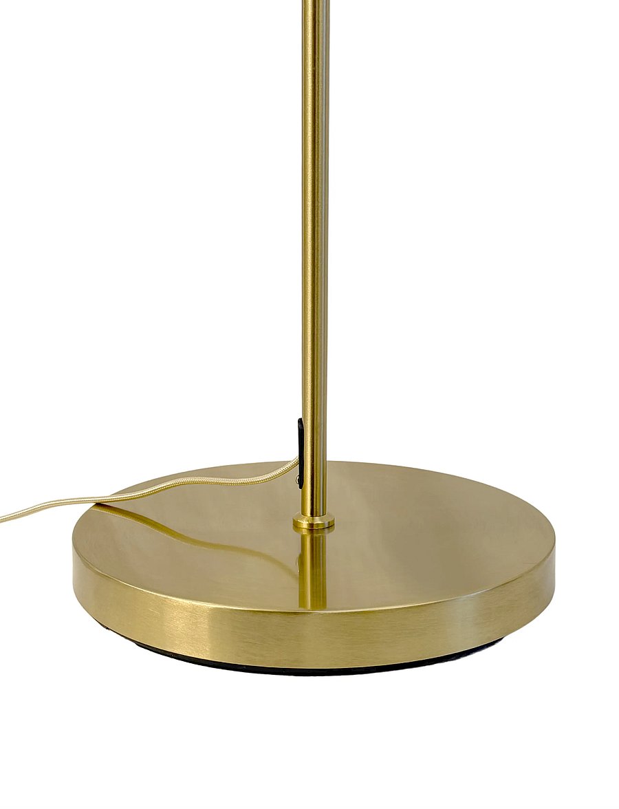 Dyberg Larsen - Stockholm Gulvlampe Hvid/ Messing - stehlampen - white/ brass - 5
