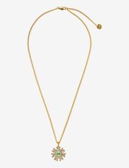 Dyrberg/Kern - DELISE SG L.GREEN/GOLDEN - pendant necklaces - gold green - 1