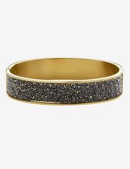 Dyrberg/Kern - SHINE bracelet SG crystal size I - armbånd - shiny gold grey - 0