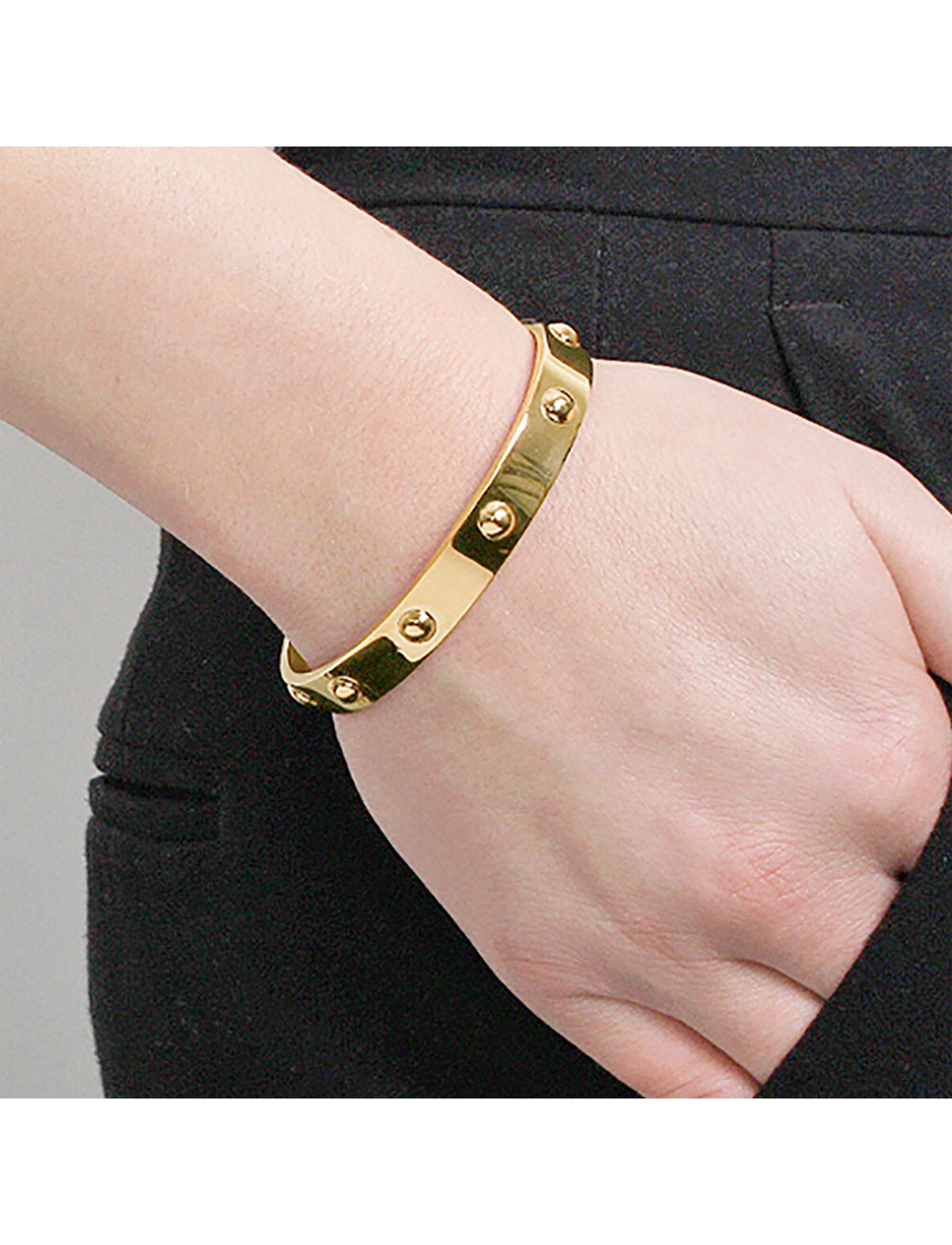 Dyrberg/Kern Dott Sg Size Ii, One Size, Bracelets, Gold - Bangles, Frauen