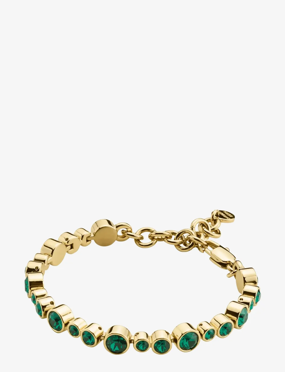 Dyrberg/Kern - TERESIA SG GREEN - armband - green/gold - 1