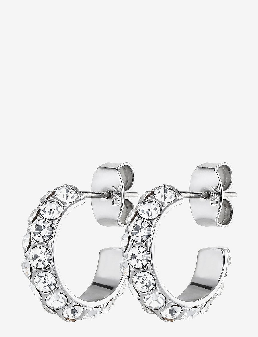Dyrberg/Kern - HEIDI SS CRYSTAL - creoler & hoops - crystal/silver - 0
