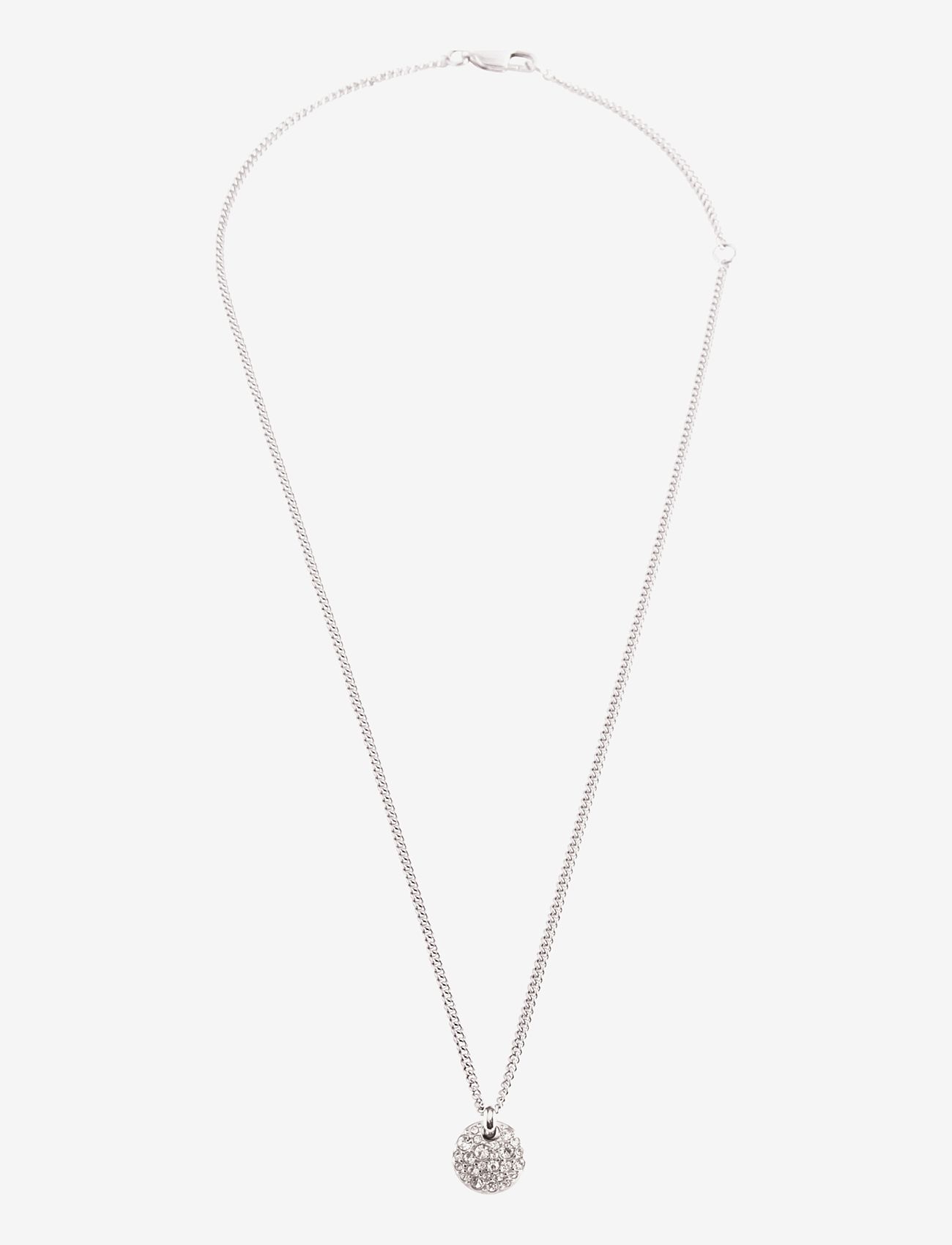 Dyrberg/Kern - BERTIE SS CRYSTAL - halsband med hänge - silver - 0