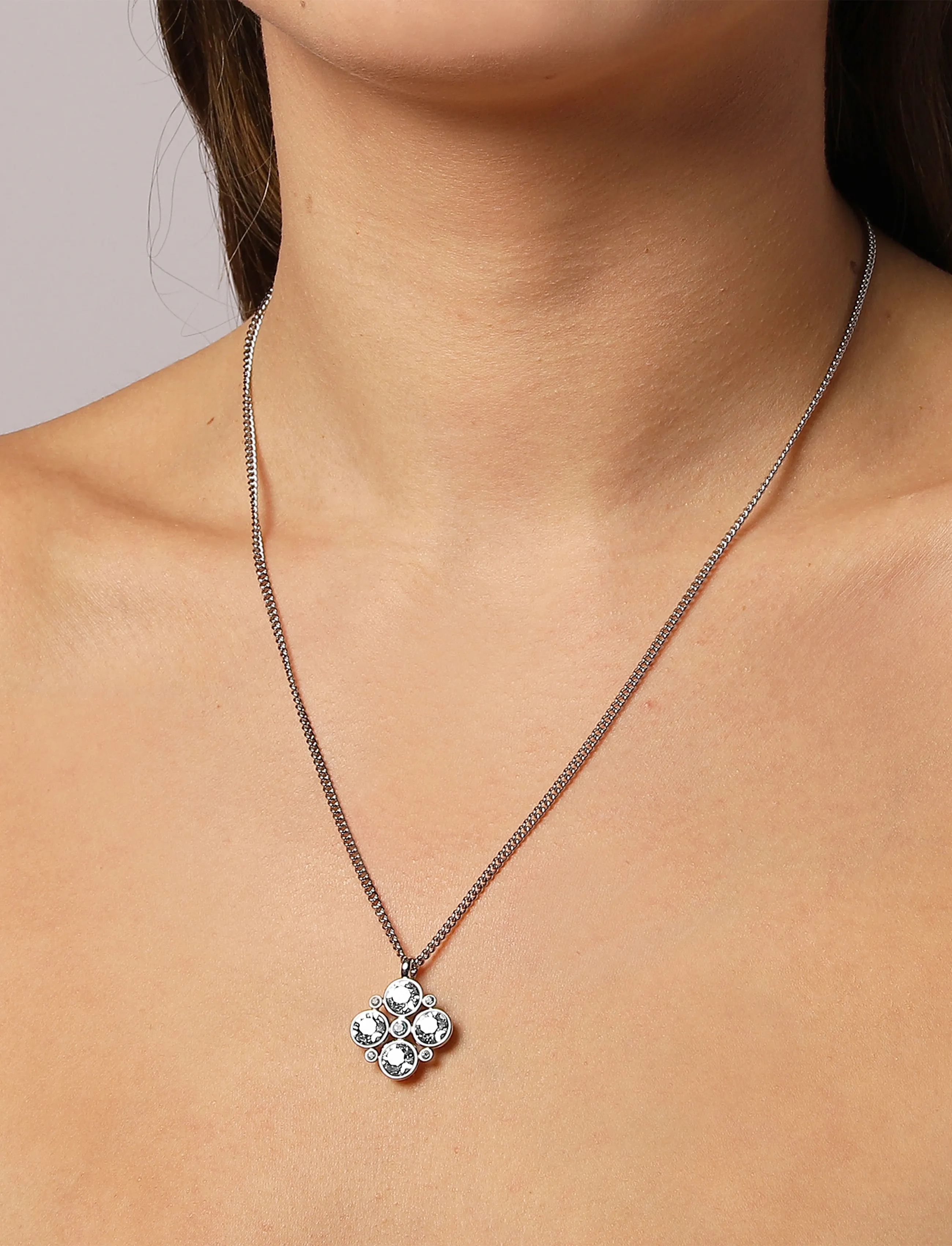 Dyrberg/Kern Maude Ss White, One Size 45 cm, Necklaces, Silber - Chain Frauen