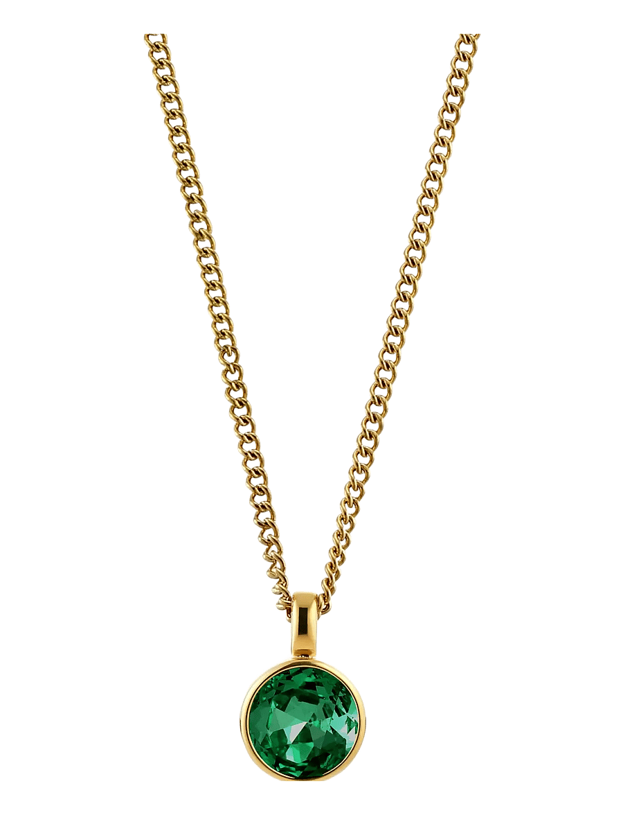 Dyrberg/Kern - ETTE SG EMERALD GREEN - ripatsiga kaelakeed - green - 1